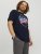 Jack & Jones Codyy T-Shirt Navy - T-shirts - Grote Maten T-shirts Heren