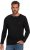 JP1880 Henley T-Shirt Long Sleeve Black TALL - HERENKLEDING MT-6XLT - Tall Kleding Heren