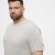 North Latitude T-Shirt O-Neck Grey Melange TALL - TALL T-shirts - TALL T-Shirts Heren