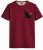 Motley Denim Milan T-shirt Rood - T-shirts - Grote Maten T-shirts Heren