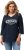 Ulla Popken City Name Graphic Tee Navy - Bedrukte T-shirts voor dames - 