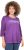 Ulla Popken UNIQUE Embroidered 3/4 Sleeve Tee Purple - T-shirts - 