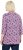 Ulla Popken Graphic Flower A-Line 3/4 Sleeve Tee Pink - T-shirts - 