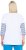 Ulla Popken Paper Boat Print 3/4 Sleeve Tee Snow White - Bedrukte T-shirts voor dames - 