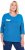 Ulla Popken Paper Boat Print 3/4 Sleeve Tee Pacific Blue - Bedrukte T-shirts voor dames - 