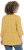 Ulla Popken Graphic Print Pleated 3/4 Sleeve Tee Mocha Brown - T-shirts - 