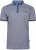 Kam Jeans 5525 Raised Dobby Fabric Polo with Tipping Indigo - Polo shirts - Grote Maten Poloshirts Heren