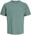 Jack & Jones College Logo Crew Neck T-Shirt Turquoise - T-shirts - Grote Maten T-shirts Heren