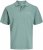 Jack & Jones College Logo Short Sleeve Polo Turquoise - Polo shirts - Grote Maten Poloshirts Heren