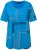 Ulla Popken Paisley A-Line Short Sleeve Tee Sapphire Blue - Bedrukte T-shirts voor dames - 
