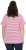 Ulla Popken Palm Tree Embroidered Tee Dark Raspberry - Bedrukte T-shirts voor dames - 