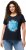 Ulla Popken BISOUS Short Sleeve Graphic Tee Navy Blue - Bedrukte T-shirts voor dames - 