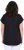Ulla Popken Metallic Animal Cap Sleeve Graphic Tee Black - Bedrukte T-shirts voor dames - 