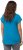 Ulla Popken Metallic Animal Cap Sleeve Graphic Tee Sapphire Blue - Bedrukte T-shirts voor dames - 