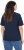 Ulla Popken TRUE Lettering Short Sleeve Tee Navy Blue - Bedrukte T-shirts voor dames - 
