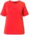 Ulla Popken TRUE Lettering Short Sleeve Tee Neon Red - Bedrukte T-shirts voor dames - 