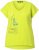 Ulla Popken Half-Sleeve A-line V-Neck Boat Pattern T-Shirt Lime - Bedrukte T-shirts voor dames - 