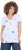 Ulla Popken Cross Stitch Short Sleeve Tee Snow White - Bedrukte T-shirts voor dames - 