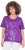 Ulla Popken Marine Print Short Sleeve Tee Purple - Bedrukte T-shirts voor dames - 