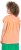 Ulla Popken Free Spirit Butterfly Cap Sleeve Graphic Tee Coral - Bedrukte T-shirts voor dames - 