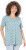 Ulla Popken Tile Print Short Sleeve Pleated Tee Light Moss Green - Bedrukte T-shirts voor dames - 