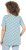 Ulla Popken Tile Print Short Sleeve Pleated Tee Light Moss Green - Bedrukte T-shirts voor dames - 