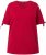 Ulla Popken Bow Print Split Sleeve Tee Ruby Red - Bedrukte T-shirts voor dames - 