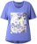 Ulla Popken Lady Of The Moon Short Sleeve Graphic Tee Lavender - Bedrukte T-shirts voor dames - 