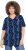 Ulla Popken Letter Print Short Sleeve Tee Navy - Bedrukte T-shirts voor dames - 