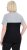 Ulla Popken Nostalgic Escape Performance T-Shirt Black - Bedrukte T-shirts voor dames - 