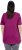 Ulla Popken Essential Front Pleat Tee Berry - T-shirts - 