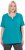 Ulla Popken Essential Notch Neck Stretch Tee Teal - T-shirts - 