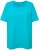 Ulla Popken Essential Square Neck Stretch Tee Deep Aqua - T-shirts - 