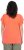 Ulla Popken Wing Sleeve V-Neck Tee Coral Pink - T-shirts - 