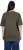 Ulla Popken Basic Round Neck Short Sleeve Relaxed Fit T-Shirt Olive Grey - T-shirts - 