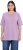 Ulla Popken Basic Round Neck Short Sleeve Relaxed Fit T-Shirt Lavender Pink - T-shirts - 