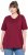 Ulla Popken Eco Cotton Basic T-Shirt 2-Pack Red/Navy - T-shirts - 