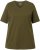 Ulla Popken Eco Cotton Basic T-Shirt 2-Pack Green/Black - T-shirts - 
