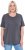 Ulla Popken Essential Round Neck Stretch Tee Graphite Grey - T-shirts - 