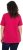 Ulla Popken Essential Round Neck Stretch Tee Dark Raspberry - T-shirts - 