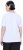 Ulla Popken Satin Trimmed Ribbed Jersey Short Sleeve T-Shirt Snow White - T-shirts - 