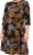 Scandinavian Caramel Flower Petals Dress Lavender and Orange - DAMESKLEDING 40-66 - 