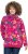 Ulla Popken Ribbon Print Turtleneck Sweatshirt Cherry Red - Sweaters & hoodies - 