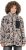 Ulla Popken Marble Print Teddy Fleece Jacket Dark Putty - Sweaters & hoodies - 