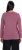 Ulla Popken Basic Round Neck Long Sleeve Slim Fit Cotton Tee Dark Rose - T-shirts - 