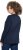 Ulla Popken Holiday Long Sleeve Graphic Tee Navy Blue - Bedrukte T-shirts voor dames - 