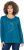 Ulla Popken Holiday Long Sleeve Graphic Tee Teal - Bedrukte T-shirts voor dames - 