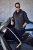 JP1880 Quilted Gilet Stand-Up Collar Black - Jassen - Grote Maten Herenjassen
