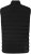 JP1880 Quilted Gilet Stand-Up Collar Black - Jassen - Grote Maten Herenjassen