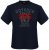 Adamo Outdoor track Comfort fit T-shirt Navy - T-shirts - Grote Maten T-shirts Heren
